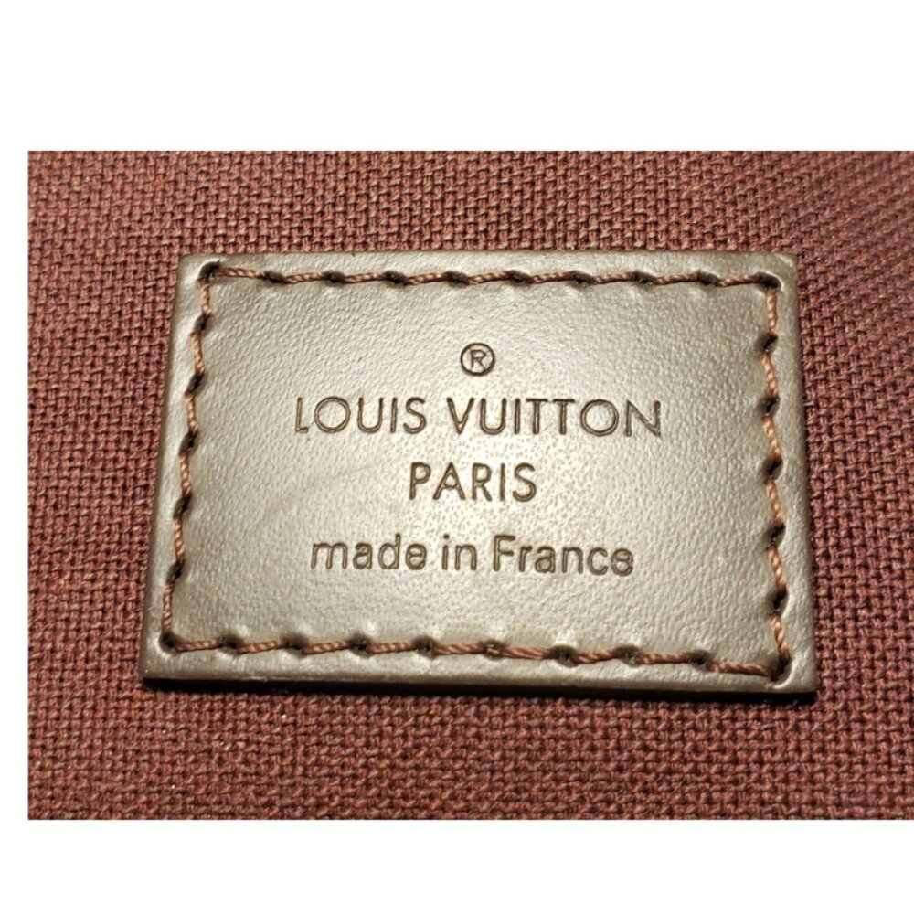 Louis Vuitton Made in France Large Handbag/Shoulder Bag Ebene Iena MM #FL4199 - Picture 4 of 16